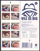 Sweden 2008 Eyes/ Hearts/ Tears/ Greetings/ Animation/ Love 10v s/a bklt (n35201)