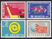 Switzerland 1961 Hockey / Sports / Welfare / Construction Aid / Communications 4v n38690