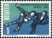 Switzerland 1965 Figure Skating/ Ice Dancing/ Championships/ Sports/ Games/ Animation 1v (ch1036)