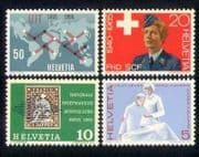 Switzerland 1965 ITU-UIT / Nurse / Women's Army / Stamp-on-Stamp / Health 4v set n27182