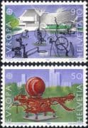 Switzerland 1987 Europa/ Contemporary Art/ Sculpture/ Artists/ Sculptors 2v set (ex1044)