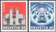 Switzerland 1993 Europa/ Contemporary Architecture/ Buildings/ Design 2v set (ex1049)
