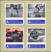 Switzerland 2005 Greetings/ Bike/ Cycling/ Fun Fair/ Children/ Love/ Transport 4v s/a set (n36052)