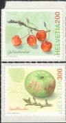 Switzerland 2006 Rare Fruit/ Apples/ Cherries/ Plants/ Nature/ Food/ Cherry 2v set (n46057)