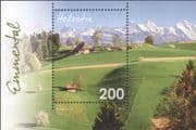 Switzerland 2014 Tourism/ Emmental/ Mountains/ Alpine Chalet/ Views 1v m/s (ch1021)