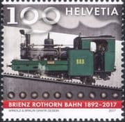 Switzerland 2017 Trains/ Railways/ Rail/ Steam Engine/ Locomotive/ Transport 1v (ch1000)
