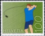 Switzerland 2018 Hornussen/ National Sports/ Games/ Animation 1v (ch1062)