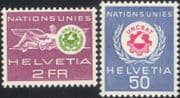 Switzerland (UN Offices) 1963 UNCSAT/ United Nations/ Conference/ Science/ Technology 2v set (n45314)