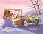 Tanzania 1990 Disney/ 101 Dalmatians/ Cars/ Cartoons/ Animation/ Films/ Transport 1v m/s (b6724c)
