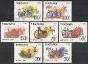 Tanzania 1992 Bikes / Cycling / Bicycles / Sport / Transport 7v set (n36298)