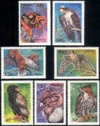 Tanzania 1994 Birds / Eagles / Raptors / Nature/ Wildlife/ 7v set (b3111)