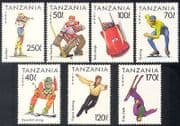 Tanzania 1994 Sports / Winter Olympic Games / Skiing / Ice Hockey / Shooting 7v (n39886)