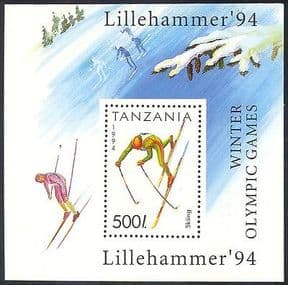 Tanzania 1994 Sports  /  Winter Olympic Games  /  Skiing  /  Olympics 1v m  /  s (n39887)