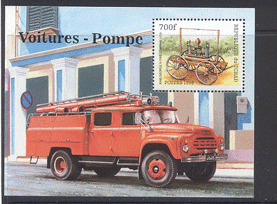 Tchad 1998 Fire Engines / Emergency Vehicles m / s n11234