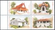 Thailand 2006 Thon Buri Palace/ Buildings/ Architecture/ Heritage 4v blk (n43505)