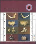 Thailand 2007 Arts / Craft / Gold / Precious Metals / Heritage / History 8v sht (n39604)
