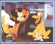 Togo 1982 Disney/ Mickey/ Pluto's 50th Birthday/ Cat/ Cartoons/ Imperforate/ IMPERF m/s (d00275)
