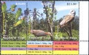 Tonga 2014 Barn Owl/ Lorikeet/ Rail/ Parrots/ Birds/ Nature 3v set se-tenant strip (b209u)
