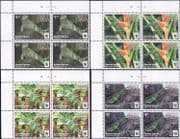 Tonga 2016 WWF/ Banded Iguana/ Lizards/ Reptiles/ Nature/ Animals/ Wildlife 4v ctrl blk (b209nb)