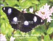 Tonga 2018 Butterflies/ Insects/ Nature/ Eggfly Butterfly/ Registered Mail 1v m/s (b3356q)