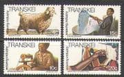 Transkei 1978 Goat / Weaving / Cloth / Animals 4v set n22733