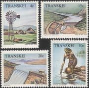 Transkei 1979 Water Resources/ Windmill/ Rivers/ Dams/ Reservoir 4v set (b9977d)