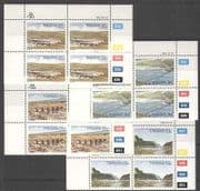 Transkei 1985 Bridges / Rivers / Roads 4v ctl blks (n21848)