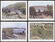 Transkei 1986 Hydro-Electric Power Stations/ Dam/ Energy/ Power/ River/ Engineering/ Buildings/ Architecture 4v set (n21845)