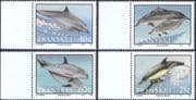 Transkei 1991  Dolphins/ Marine Animals/ Nature  4v set  (b9959)