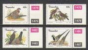 Transkei 1993 Doves / Birds 4v set (n21532)