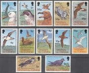 Tristan da Cunha 1977 Shearwater / Albatross / Petrel / Birds / Nature 12v set (n40024)