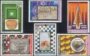 Tunisia 1986 Arrow/ Vase/ Tomb/ Carving/ Art/ Boats/ Transport/ History 6v set (n46555)