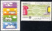 Turkey 1988 Europa/ Transport/ Communications/ Trains/ Plane/ Bus/ Ship 2v set (s705m)