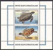 Turkey 1989 Green / Loggerhead / Turtle / Animals / Marine / Conservation 2v m / s (n34515)