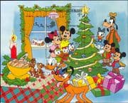 Turks & Caicos 1983 Christmas/ Disney/ Mickey/ Minnie/ Tree/ Cartoons/ Animation 1v m/s (n22531)
