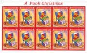 Turks & Caicos 1996 Christmas/ Disney/ Winnie the Pooh/ Bear/ Cartoons/ Animation 10v sht (b6070n)