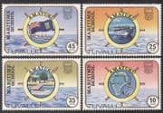 Tuvalu 1982 School / Nautical / Maritime / Ships / Boats / Transport / Flags 4v set (b1920)