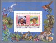 Tuvalu 1985 HM Queen Mother/ Royalty/ Concorde/ Aircraft/ People 2v m/s (b9003d)