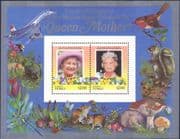 Tuvalu 1985 HM Queen Mother/ Royalty/ Concorde/ Aircraft/ People 2v m/s (b9003g)