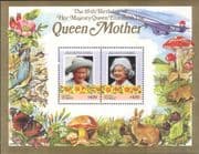 Tuvalu 1985 HM Queen Mother/ Royalty/ Concorde/ Aircraft/ People 2v m/s (n30669j)