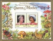 Tuvalu 1985 HM Queen Mother/ Royalty/ Concorde/ Aircraft/ People 2v m/s (n30669k)