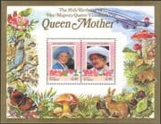Tuvalu 1985 HM Queen Mother/ Royalty/ Concorde/ Aircraft/ People 2v m/s (n30669m)