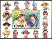 Tuvalu 1988 Scouts / Baden Powell / Scouting / Jamboree / Uniforms / People 1v m / s (s2278)