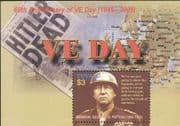 Tuvalu 2005 "VE Day"/ Patton/ WWII/ Military/ Army/ War/ Battles/ Maps/ People 1v m/s (n15538h)
