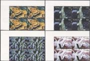 Tuvalu 2006 Corals/ Coral/ Marine Animals/ Nature/ Conservation 12v set CORNER BLOCKS (b7538g)