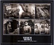 Tuvalu 2014 World War One 100th Anniversary/ WWI/ Military/ War/ Soldiers 6v m/s (b9003h)