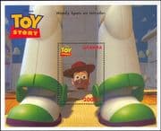 Uganda 1997 Disney/ Toy Story/ Films/ Cinema/ Space/ Buzz Lightyear/ Woody/ Cartoons 1v m/s (s365a)