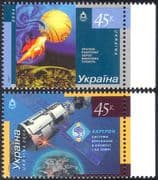Ukraine 2004 SPACE Exploration/ Rocket/ Satellites/ Spacecraft/ Science/ Transport 2v set (n13608)