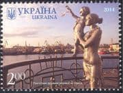 Ukraine 2014 Sailors Monument/ Statue/ Mother/ Child/ Harbour/ Ships/ Boats/ Art/ Sculpture/ Transport 1v (n44025)