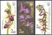 Ukraine 2015 Orchids/ Plants/ Nature/ Flowers/ Helleborine 3v set (n44256)